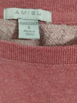 Sudadera rosa Amisu Très belle Paris