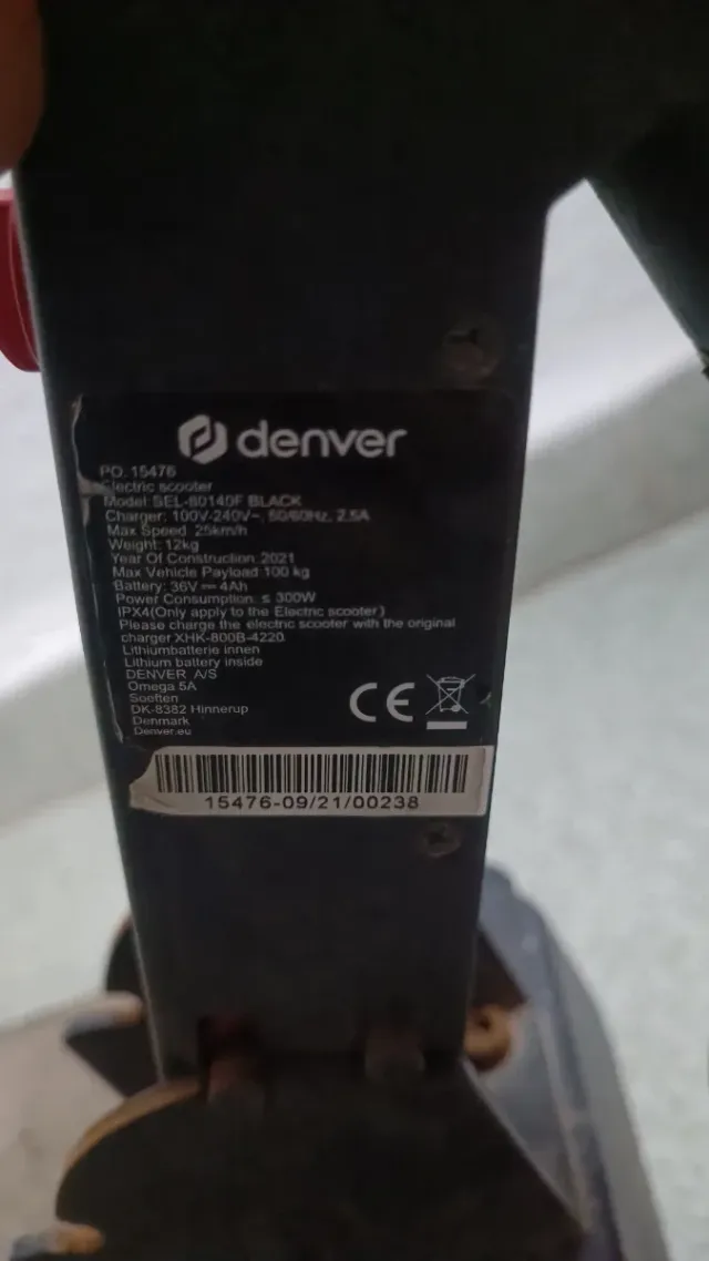 Patinete eléctrico Denver