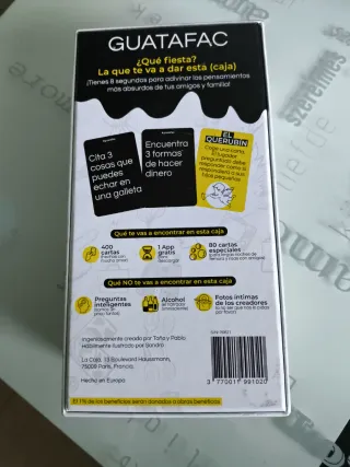 Juego de mesa Guatafac