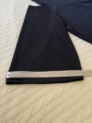 Blusa negra escote V reversible