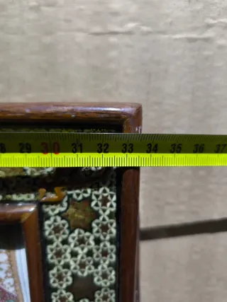 Marco persa vintage Khatam Kari marquetería