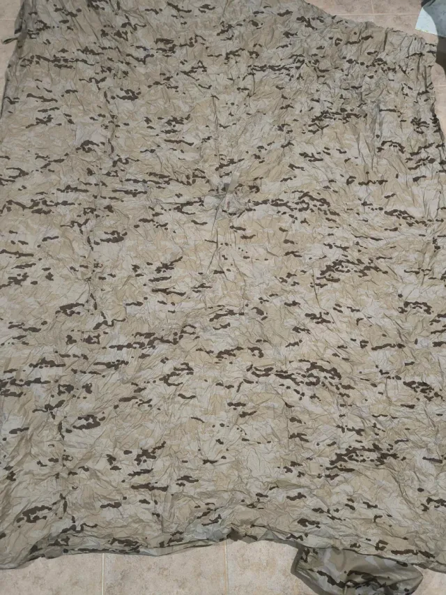 Techo Vivac Ejército árido.