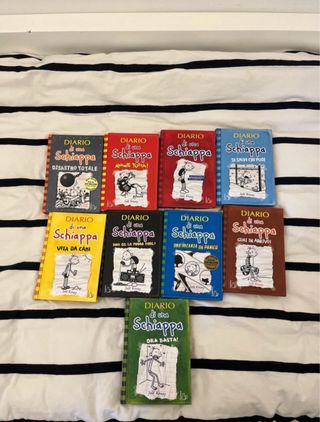 Set completo “Diario di una Schiappa” (9 volumi)