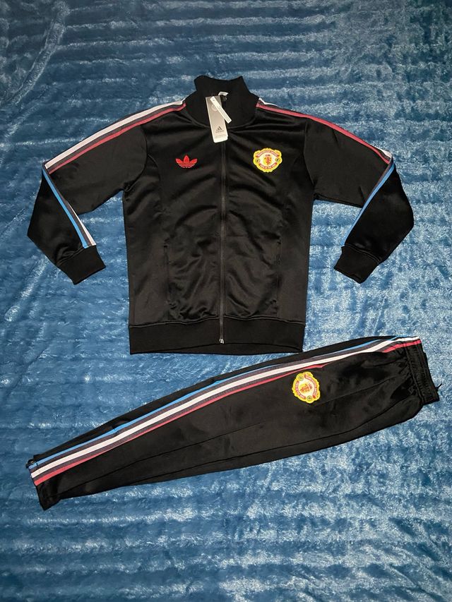 Chándal Adidas Manchester United Negro Multicolor