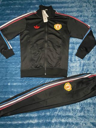 Chándal Adidas Manchester United Negro Multicolor
