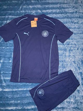 Conjunto Puma Manchester City Azul