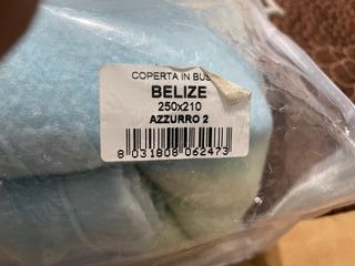 Coperta BELIZE Azzurro 250x210
