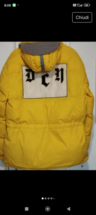 Piumino vintage anni 90 vera piuma d'oca