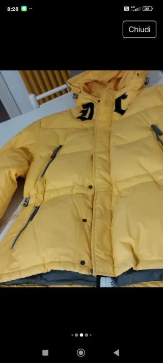 Piumino vintage anni 90 vera piuma d'oca