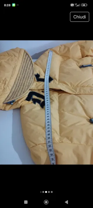 Piumino vintage anni 90 vera piuma d'oca