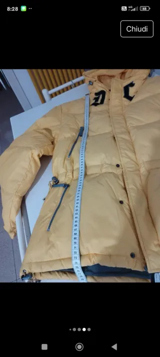 Piumino vintage anni 90 vera piuma d'oca