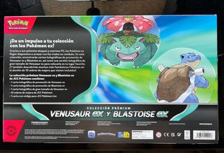 Caja Colección Premium Venusaur EX y Blastoise EX