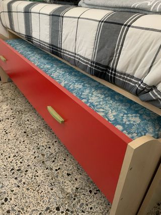 Cama nido con cajones 200x100 y 190x90