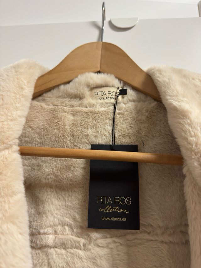 Chaqueta aviador beige y gris