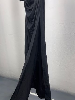 Zara Vestito Nero Cappuccio Cut-out