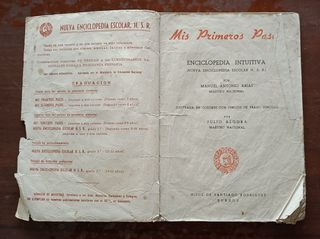 Libro colegio antiguo, etc