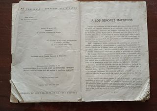 Libro colegio antiguo, etc
