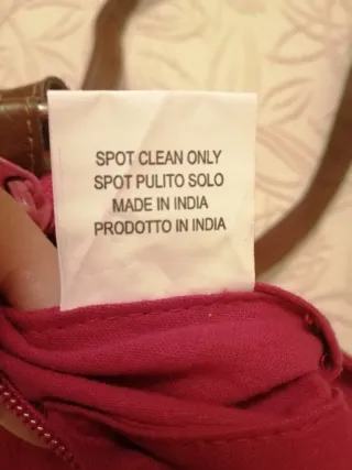 Bolso Algodón Encaje Bordado 3 Borlas