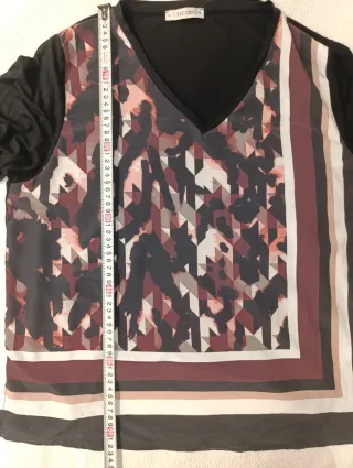 Camiseta Escorpión Talla L Estampado Geométrico