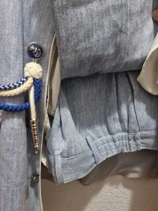 Traje de comunión niño Eslora azul