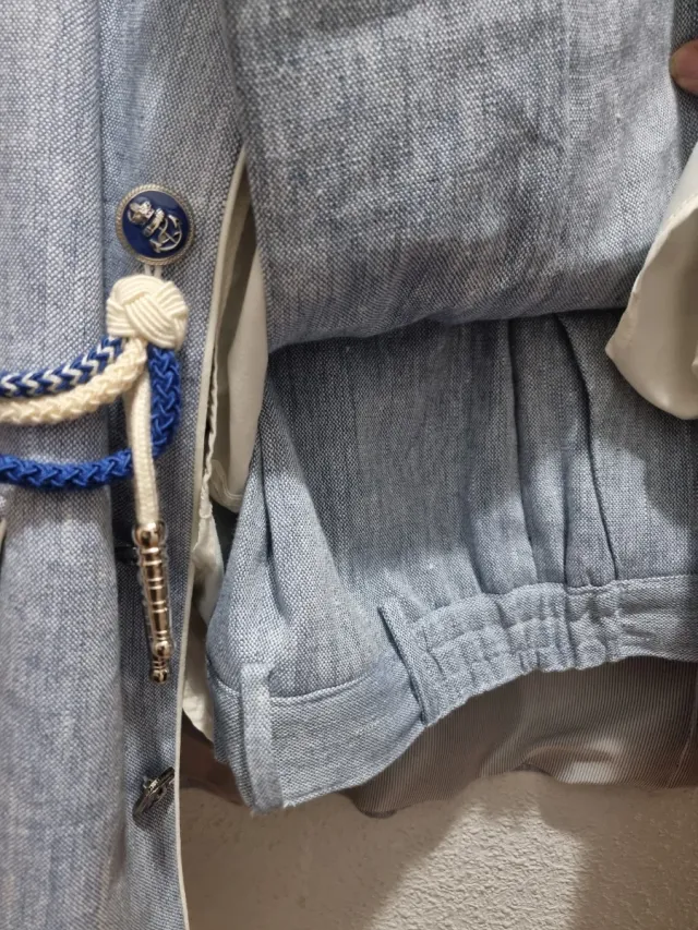 Traje de comunión niño Eslora azul