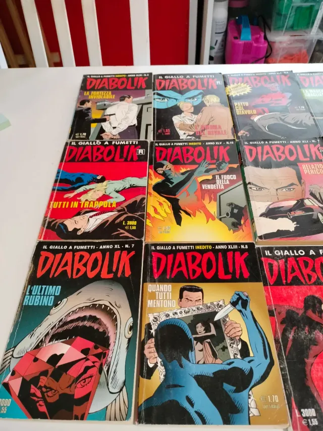 Diabolik - 20 fumetti assortiti