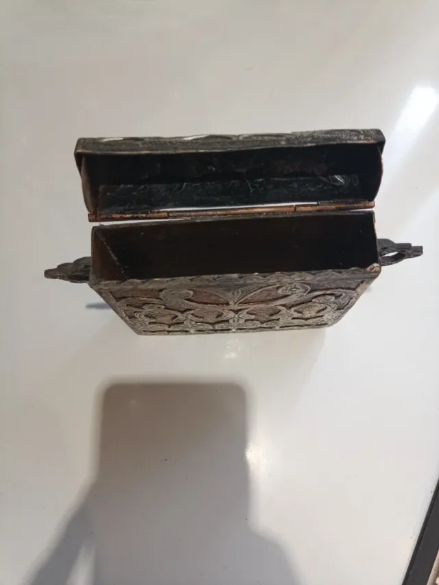 Porta Corán Antiguo Bronce y Latón