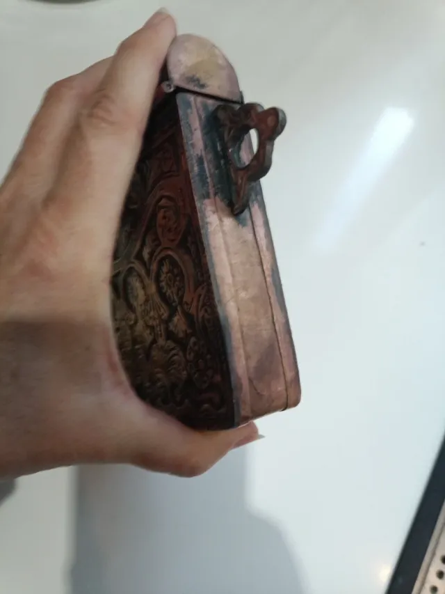 Porta Corán Antiguo Bronce y Latón