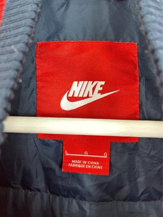 Chaleco Nike Puffer Retro Y2K Oversize Rojo