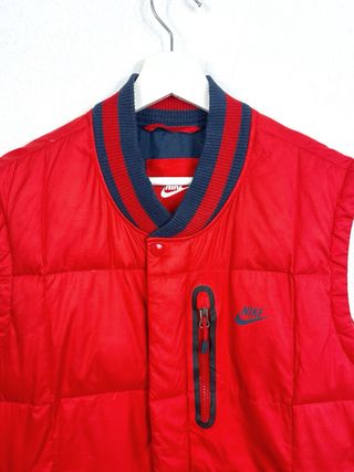 Chaleco Nike Puffer Retro Y2K Oversize Rojo