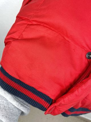 Chaleco Nike Puffer Retro Y2K Oversize Rojo