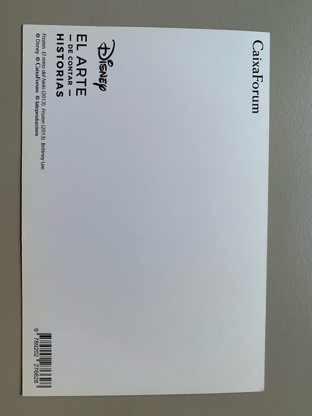 Postales Disney Exposición Caixaforum