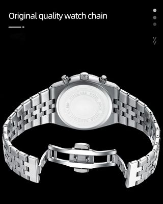 Reloj Chenxi Hombre Negro/Plata