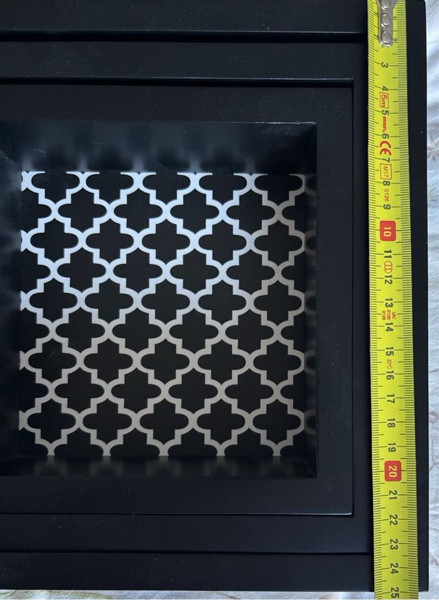 Set 3 Estanterías Decorativas Negras