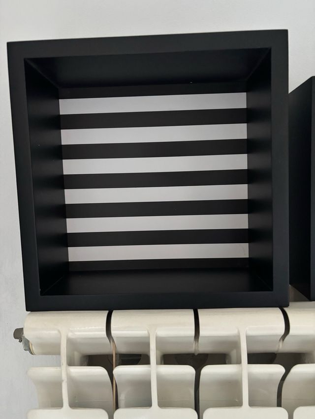 Set 3 Estanterías Decorativas Negras