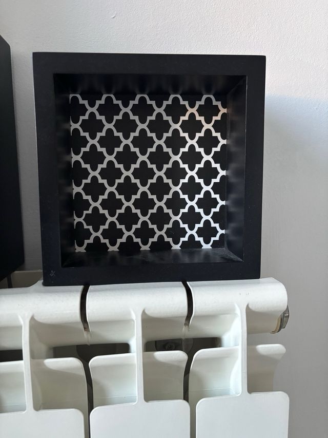 Set 3 Estanterías Decorativas Negras