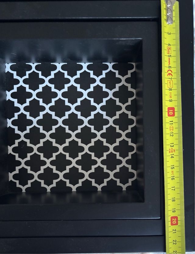 Set 3 Estanterías Decorativas Negras