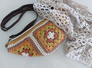 Riñonera crochet granny nueva