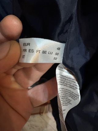 Giacca Chiodo Pelle Scamosciata Blu Donna