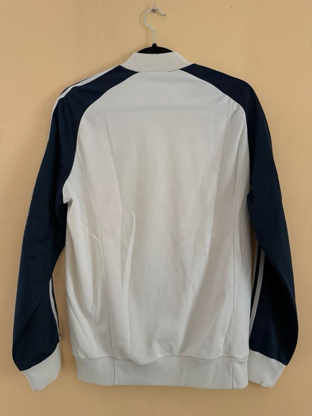 Chaqueta Adidas Blanca y Azul