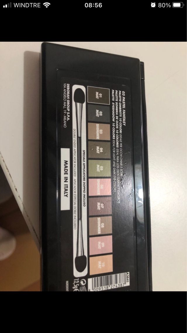 Palette Occhi Smokey Deborah Milano