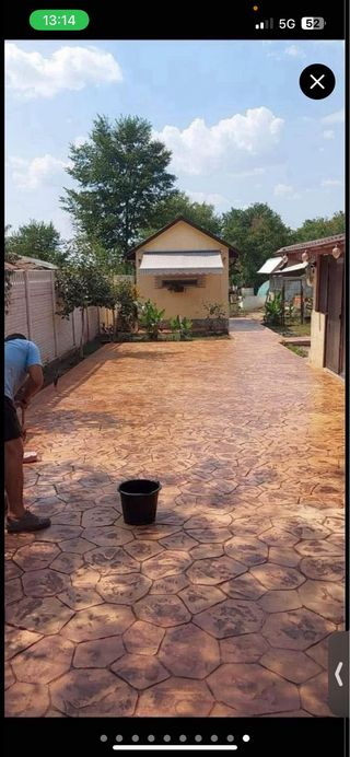 Pavimento impreso hormigón