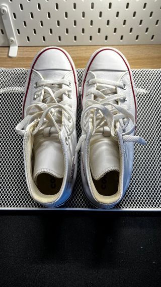 Converse All Star Piel Blancas