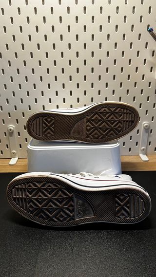 Converse All Star Piel Blancas