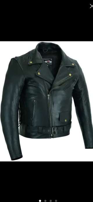Chaqueta de cuero para moto