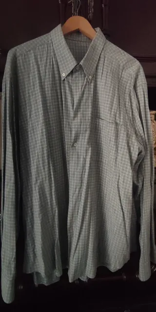 Camisa de manga larga a cuadros