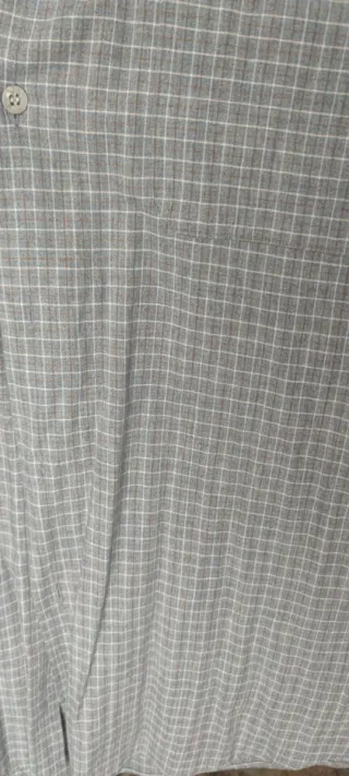 Camisa de manga larga a cuadros