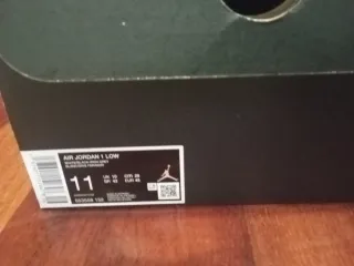 Jordan 1 Low Gris y Blanco