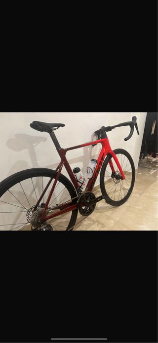 Bici Carretera Giant Carbono Roja