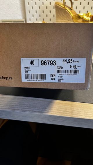 Sandalias cuña doradas Kamome